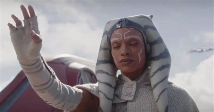 Ahsoka uses the force.