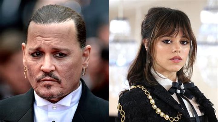 Jenna Ortega and Johnny Depp