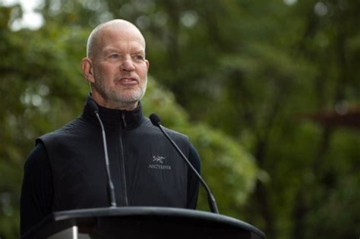 Lululemon founder Chip Wilson speaks during WE Day at KeyArena on April 21, 2017 in Seattle, Washington.