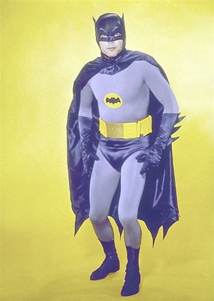 Old school Batman posing
